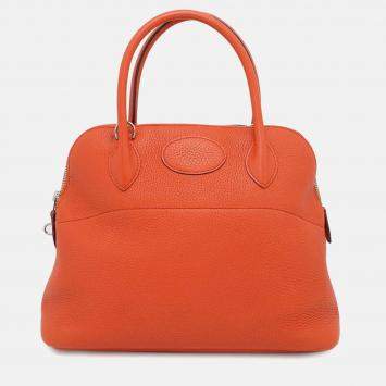 Pre Owned Hermes Bolide 31 Capucines Taurillon Clemence Satchel Bag