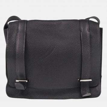 Hermes Blue Ocean Taurillon Clemence Steve Caporal 27 Shoulder Bag