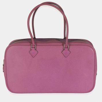 Pre Owned Hermes Cyclamen Epsom Plume 28 PHW