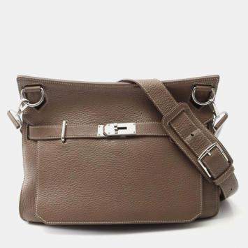 Pre Owned Hermes Jypsiere34 Etoupe Grey