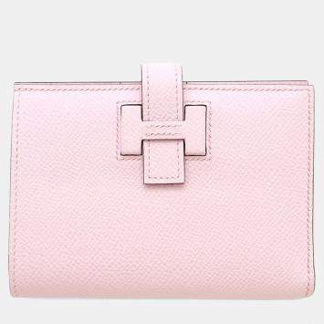 Pre Owned Hermes HPassant Compact Rose Darling Epsom