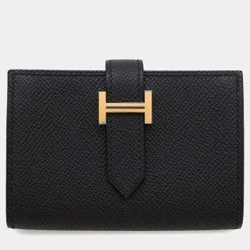 Pre Owned Hermes Bean Mini Black Epsom