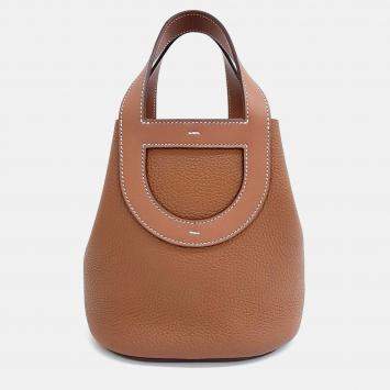 Pre Owned Hermes Brown Leather In the Loop Bag 18