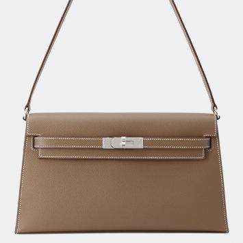 Pre Owned Hermes Kelly Elan Etoupe Epsom Leather Handbag