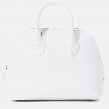 Pre Owned Hermes Bolide 1923 New White Evercolor Mini Handbag