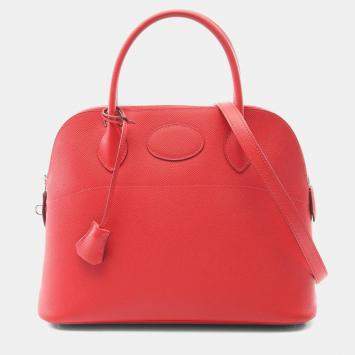 Pre Owned Hermes Bolide31 Bougainvillier Epsom Leather Handbag
