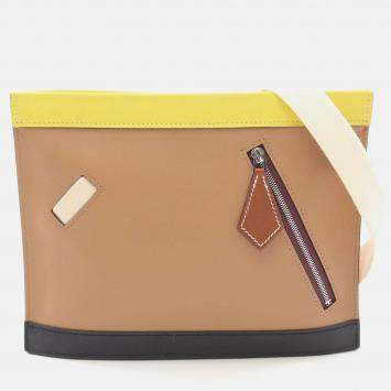 Pre Owned Hermes Colormatic Horizontal Multicolor Leather Shoulder Bag