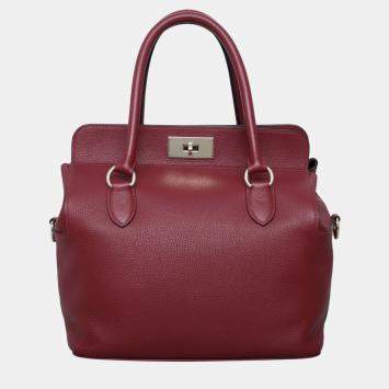 Pre Owned Hermes Taurillon Toolbox 26 Bag