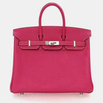 Pre Owned Hermes  Birkin 25 Rose Tyrien Epsom Candy Bag 