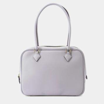 Pre Owned Hermes Mini Plume Green Pantan Swift Leather Mini