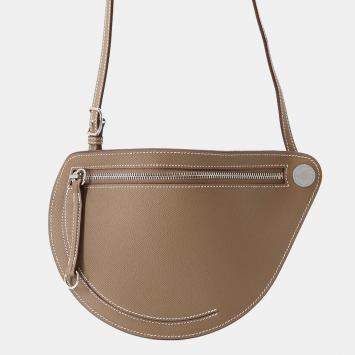 Pre Owned Hermes Petite Course Etoupe Epsom Bag