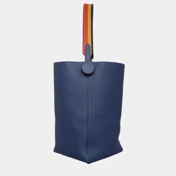 Pre Owned Hermes Licol 19 Evercolour Bleu Brighton Shoulder Bag