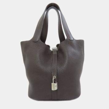 مملوكة مسبقًا حقيبة هيرمس بيكوتين لوك متوسطة جلد توريلون