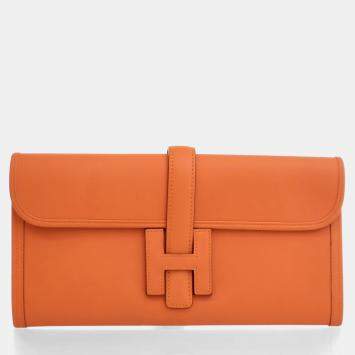 Pre Owned Hermes Orange Swift Jige Elan 29