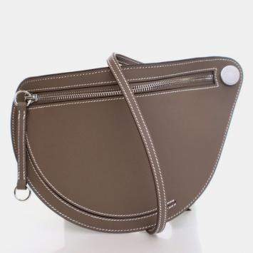 Pre Owned Hermes Etoupe Epsom Petite Course Bag