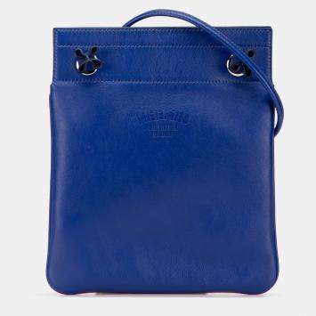Pre Owned Hermes Blue Electrique Mini Swift Aline Bag