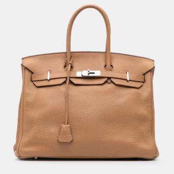 مملوكة مسبقًا Hermes Biscuit Togo Birkin Retourne 35