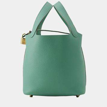 Pre Owned Hermes Vert Jade Maurice Picotin Lock 18