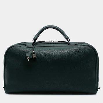 Pre Owned Hermes Vert Cypress Epsom Sac En Vie 50