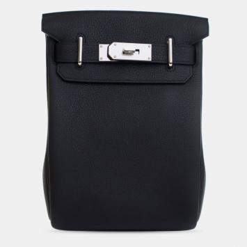 مملوكة مسبقًا Hermes Black Togo Kelly Hac A Dos PM