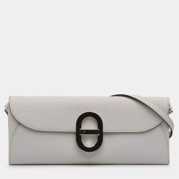 Pre Owned محفظة هيرمس رمادي إبصوم مايولن تو جو