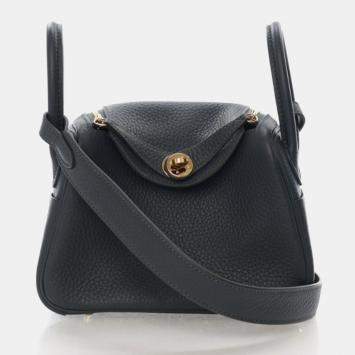 مملوكة مسبقًا حقيبة هيرمس ليندي مينى 20 كلمنس فيرت مانغروف