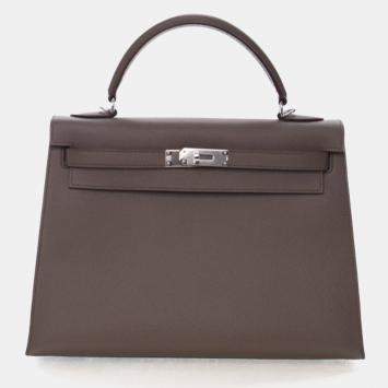 Pre Owned Hermes Etain Epsom Sellier Kelly 32