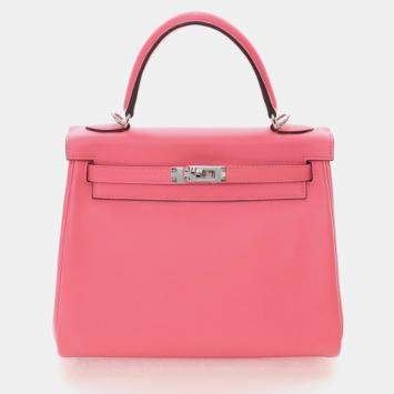 مملوكة مسبقًا Hermes Rose Azalea Swift Kelly 25