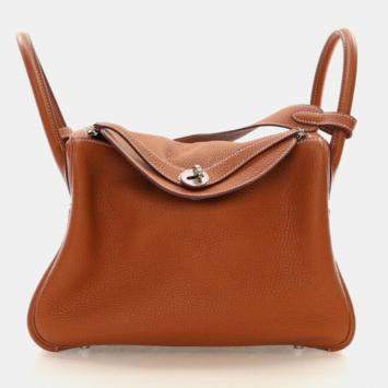 مملوكة مسبقًا Hermes Gold Clemence Lindy 26