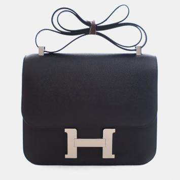 مملوكة مسبقًا Hermes Noir Epsom Constance 24