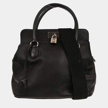 مملوكة مسبقًا Hermes Black Swift Toolbox 26 2way Handbag