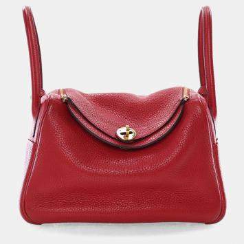 Pre Owned حقيبة هيرمس ليندي 26 كليمنس روج كاساك