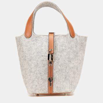 مملوكة مسبقًا حقيبة هيرمس بيكوتين لوك 18 فيوتر بني سويفت