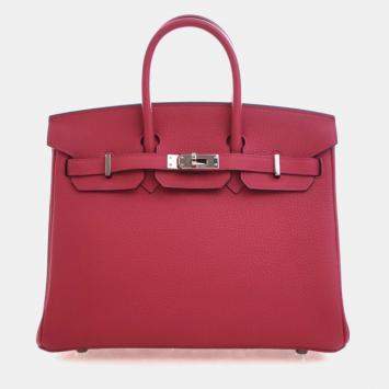 Pre Owned Hermes Rose Mexico Togo Birkin 25