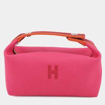 مملوكة مسبقًا Hermes Brid A Black Hibiscus Canvas Size Pm