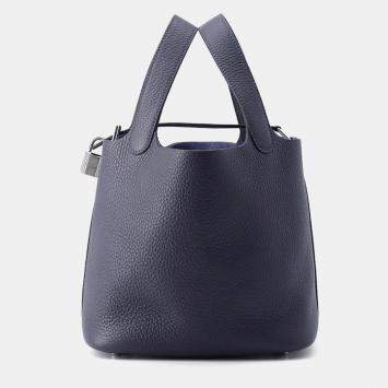 مملوكة مسبقًا حقيبة هيرمس بيكوتين بلو نوي توريليون كليمونس مقاس بي إم