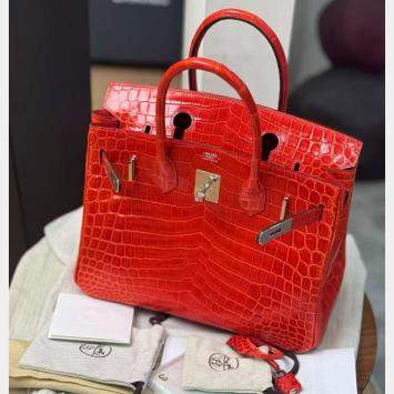 Pre Owned Hermes Birkin Crocodile Bag