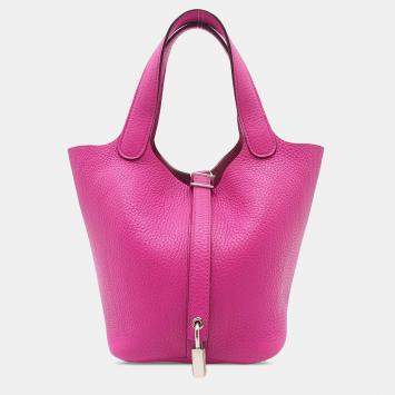 Pre Owned حقيبة هيرمس بيكوتين لوك 18 كلمنس وردي