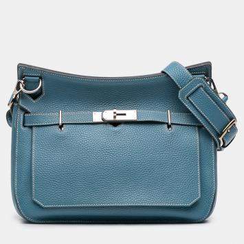 مملوكة مسبقًا Hermes Blue Clemence Jypsiere 28
