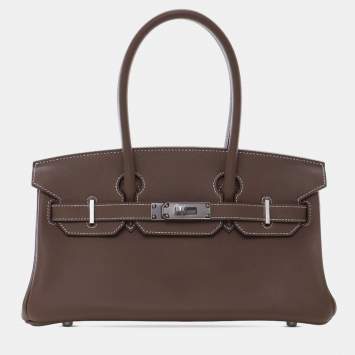 Pre Owned حقيبة هيرمس بني إيفركلور بيركين كتف لايت 29