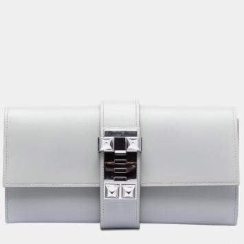 Pre Owned حقيبة كلتش هيرمس ميدور تادلاكت 23