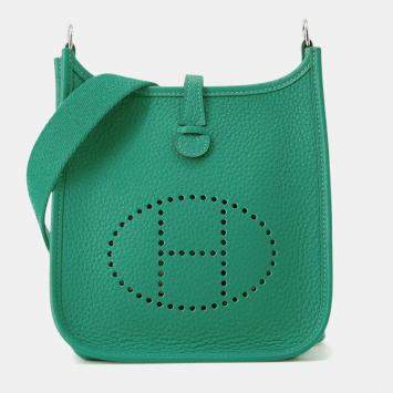 Pre Owned Hermes Evelyne Amazon Long Vert Vertigo Taurillon Clemence Size Tpm