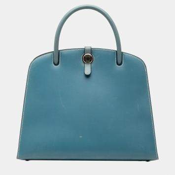 مملوكة مسبقًا Hermes Blue Box Calf Dalvy 30