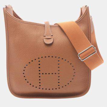 Pre Owned Hermes Brown Clemence Evelyne III 29
