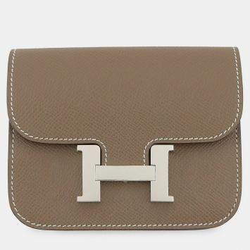 Pre Owned Hermes Constance Slim Etoupe Epsom