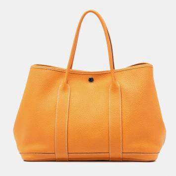 Pre Owned Hermes Orange Negonda Garden Party 36