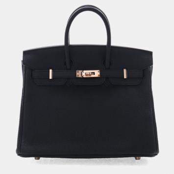 مملوكة مسبقًا حقيبة هيرميس بيركين 25 توغو نوار