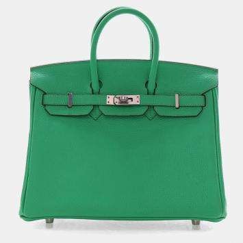 مملوكة مسبقًا Hermes Vert Comics Togo Birkin 25