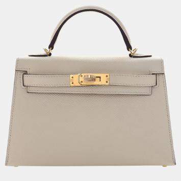 Pre Owned حقيبة هيرمس ناتا إيبسوم ميني كيلي 20
