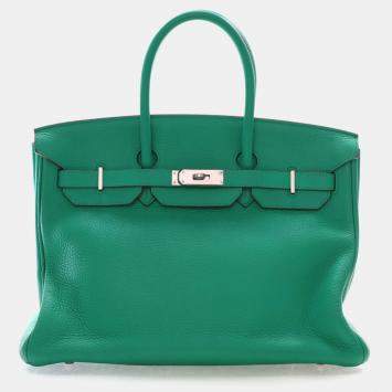 مملوكة مسبقًا حقيبة هيرمس بيركين 35 كليمونس مينت